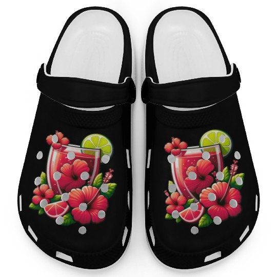 Red hibiscus tea Clogs