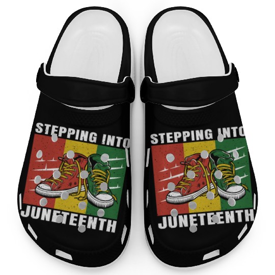 Stepping Into Juneteenth 2024 Afro American Clogs