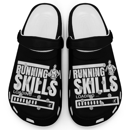 Running Skills Loading Funny Marathon Running Clogs