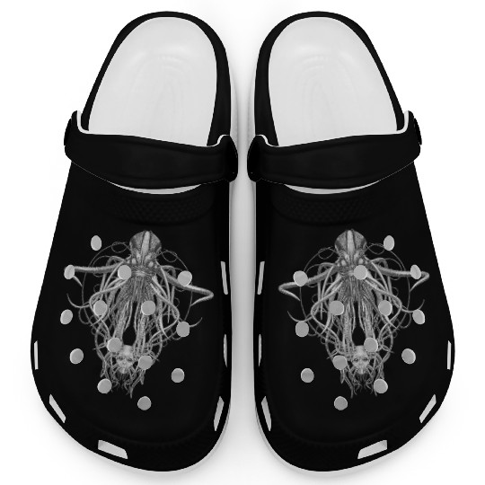 Cthulhu Kraken Black Steampunk s Clogs