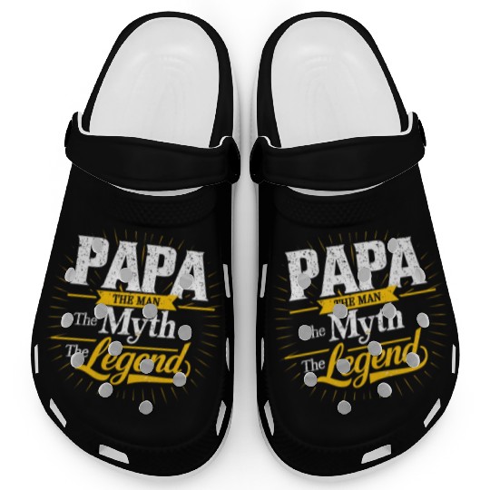 Dad Father Daddy Papa Family I Love Dad Gift Clogs