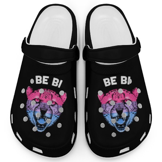 Be Bi Bisexual LGBTQ Bi Pride LGBT Sayings Pride M Clogs