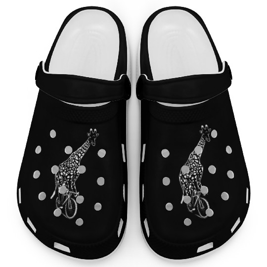 Cycling Giraffe Bicycle Clothes Cyclist Clogs