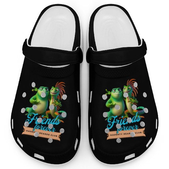 lizard friends Clogs
