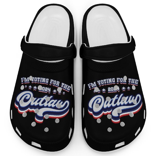 I'm Voting For The Outlaw - Elections 2024 Clogs