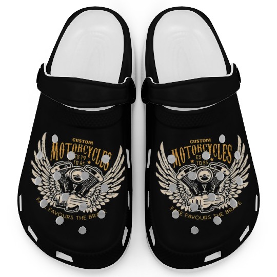 Motorcyclists chopper clothing Premium Clogs