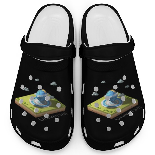 Geometric low poly Universal Studios Clogs