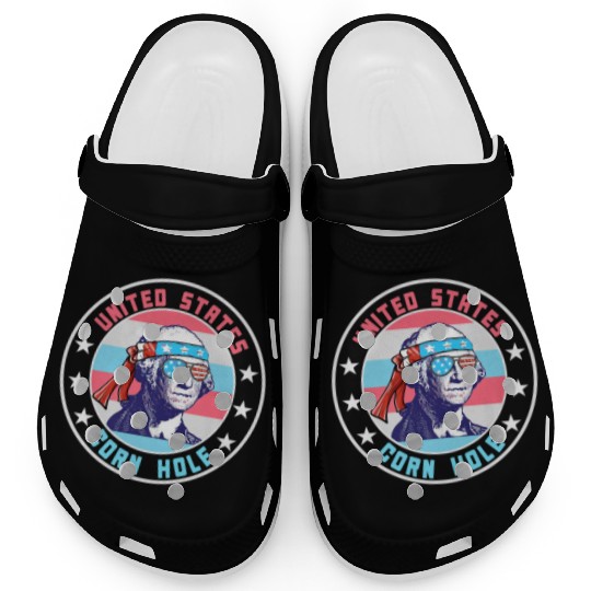 July Cornhole Apparel Clothing Premium Clogs