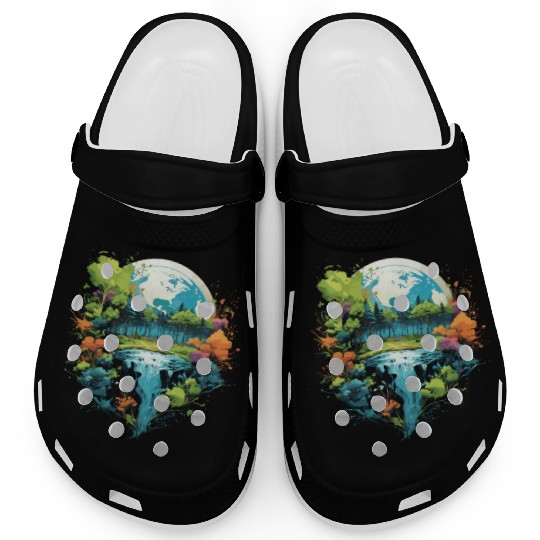 Respect Your Mother Earth Day Save Our Planet Clogs