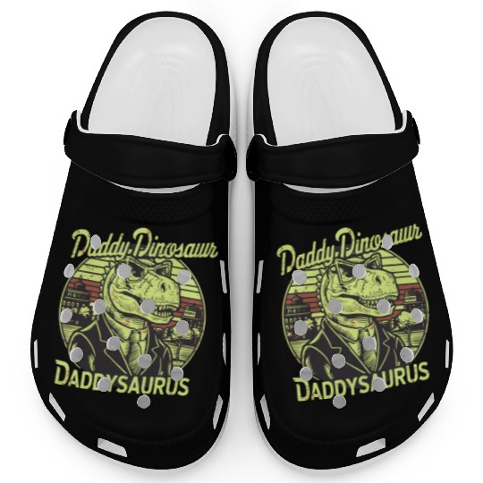 Daddy Dinosaur Daddysauru Supernatural Clogs