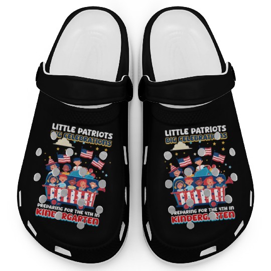 Kindergarten Teacher Patriots Big Celebrations Clogs