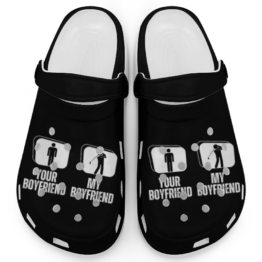 Golfing Your Boyfriend My Boyfriend Funny Clogs