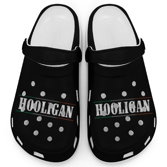 Hooligan Irish Patricks Funny Clogs