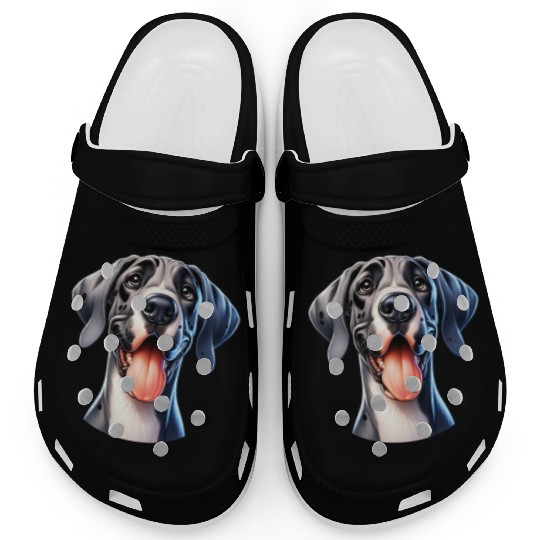 Cute Great Dane Clogs