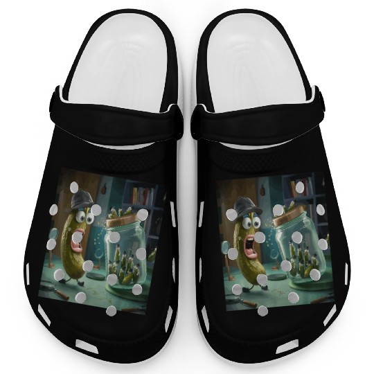 Funny Pickle Surprise Cucumber Pickles Clogs