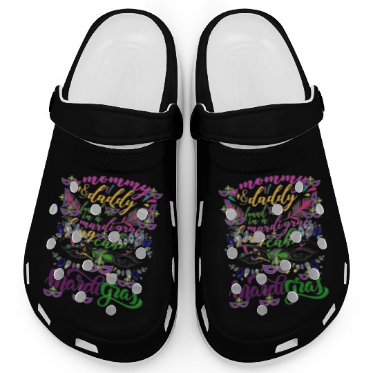 "mardi gras Clogs"