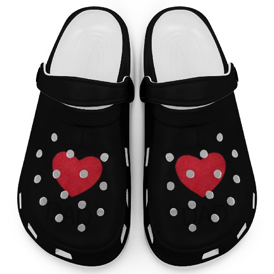 i love dad Clogs