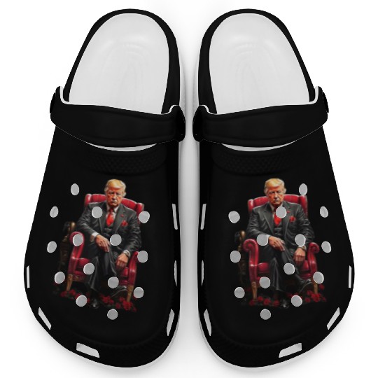 Trumpfather Funny President Donald Trump Clogs