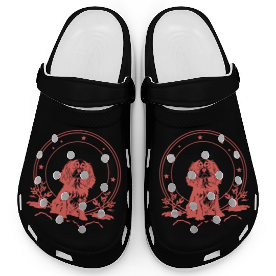 Cavalier King Charles Spaniel Celestial Tarot Card Clogs