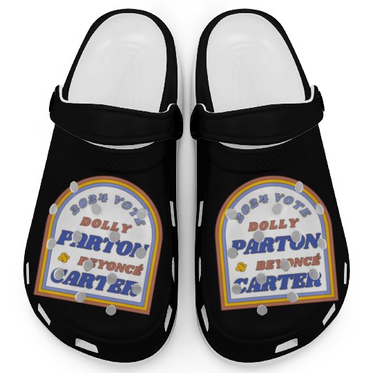 Vote Dolly Parton & Beyonce Carter 2024 Election Clogs