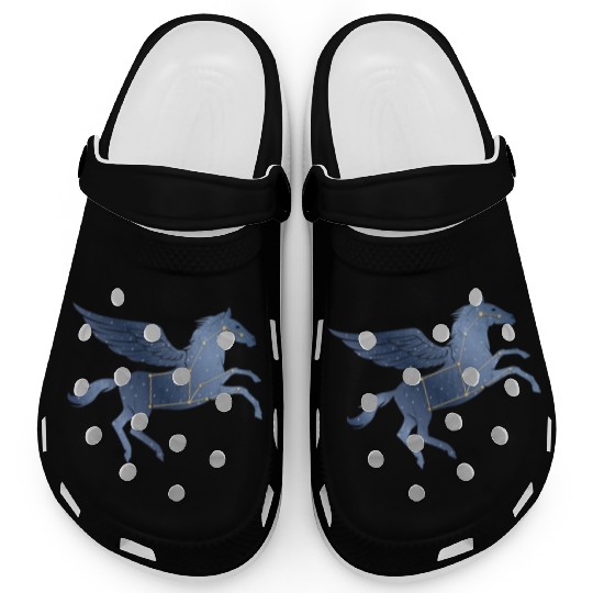Pegasus Constellation Horse Clogs