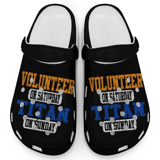 Volunteer and Titan Fun Clogs