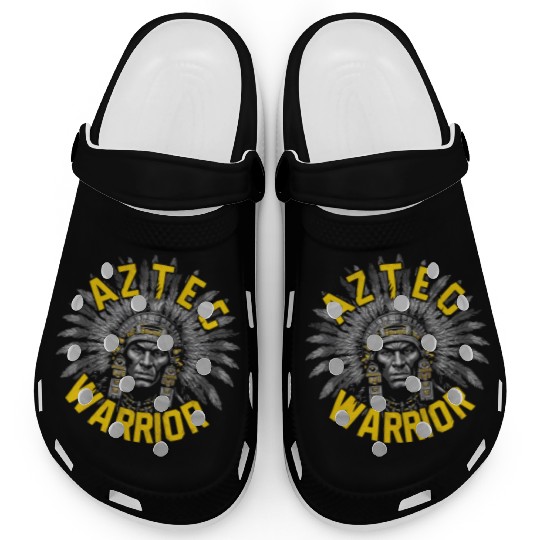 Aztec Warrior Indigenous Mexican Aztec Jaguar Clogs