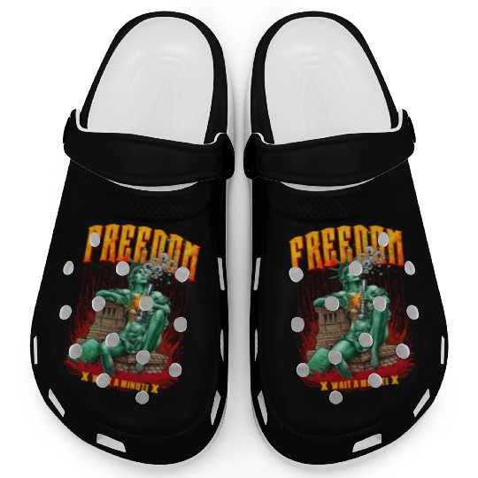 statue of liberty smoking #1 Clogs