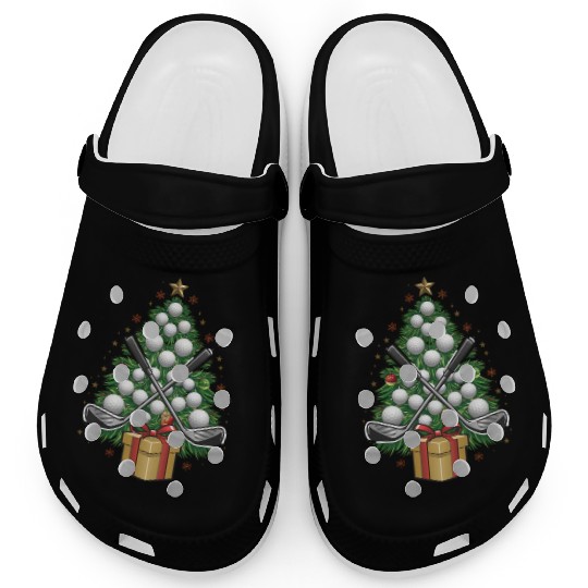 Golf Equipment Christmas Tree Christmas Golf Clogs