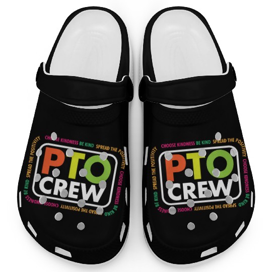 PTO Crew School Volunteer Parent Teacher Clogs