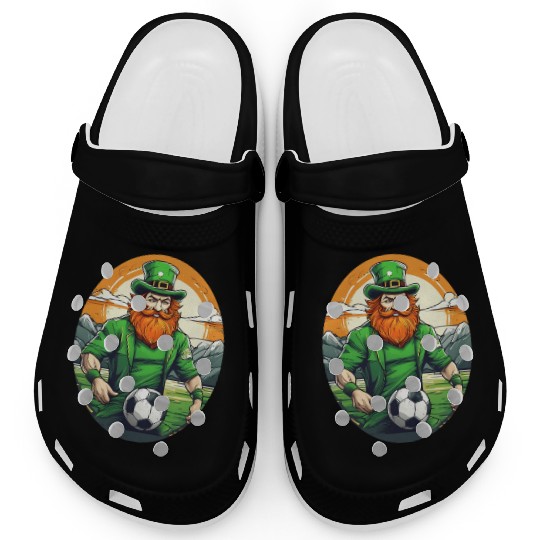 St. Patrick's Day Shamrock St Paddy's Day Football Clogs