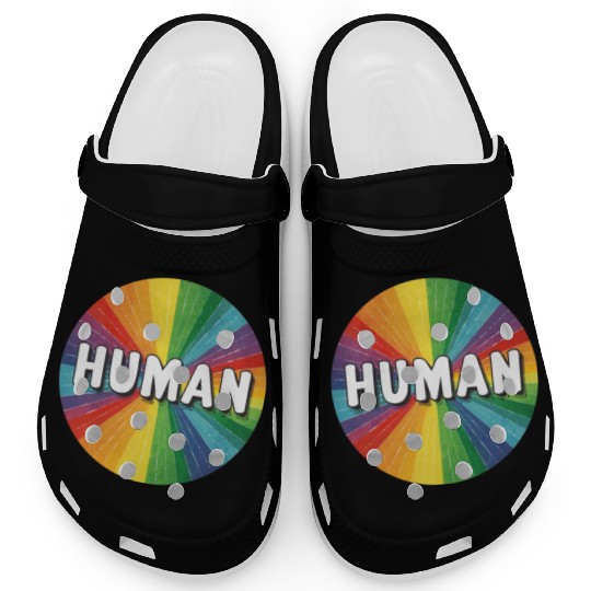 LGBTQ Human Clogs