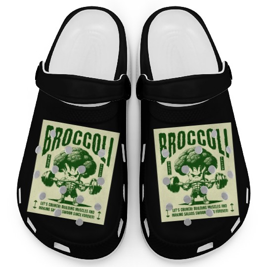 Broccoli fitness. Clogs
