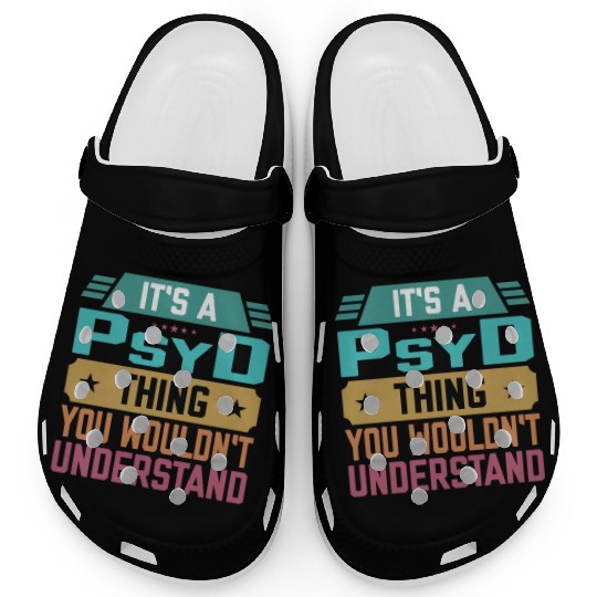 PsyD Graduate Funny Psychology Doctor Clogs