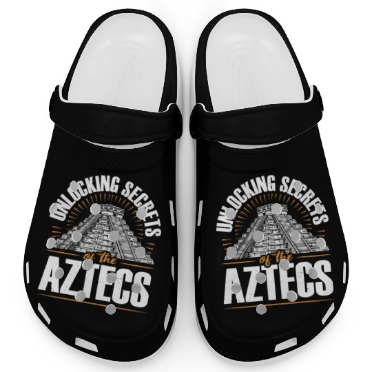 Aztec Pyramid Mayan Indigenous Mexican Aztec Clogs