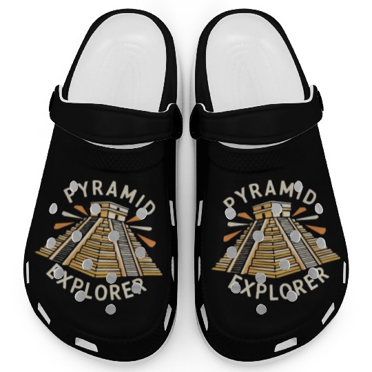Aztec Pyramid Mayan Indigenous Mexican Aztec Clogs