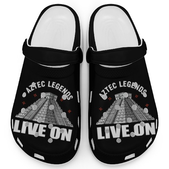 Aztec Pyramid Mayan Indigenous Mexican Aztec Clogs