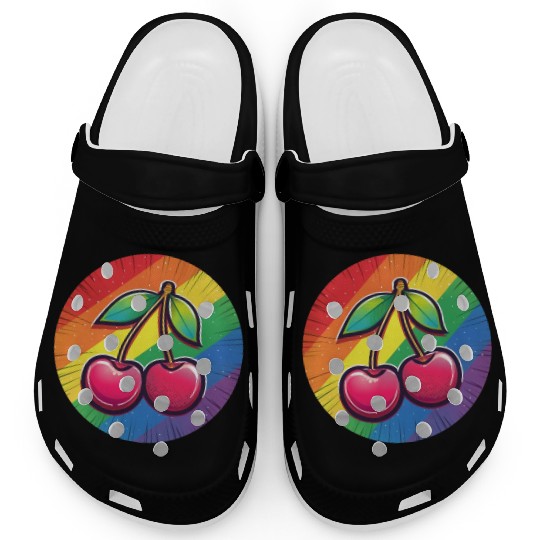 LGBTQ Cherry Clogs