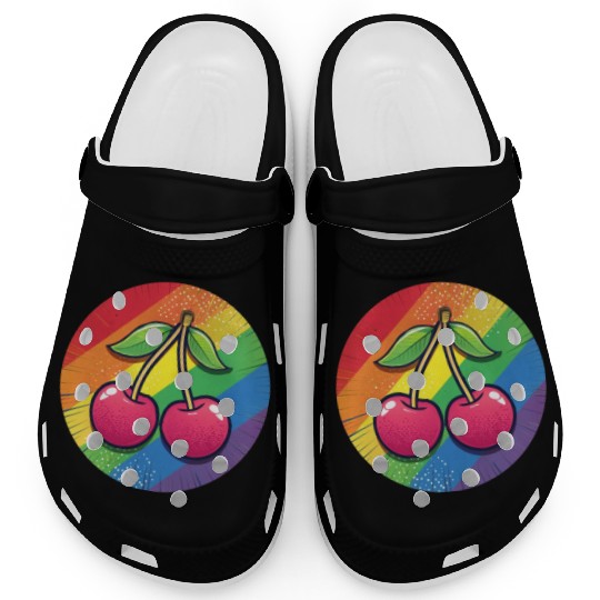 LGBTQ Cherry Clogs