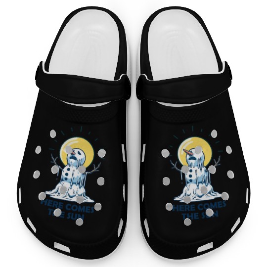 Here Comes The Sun Snowman Clogs