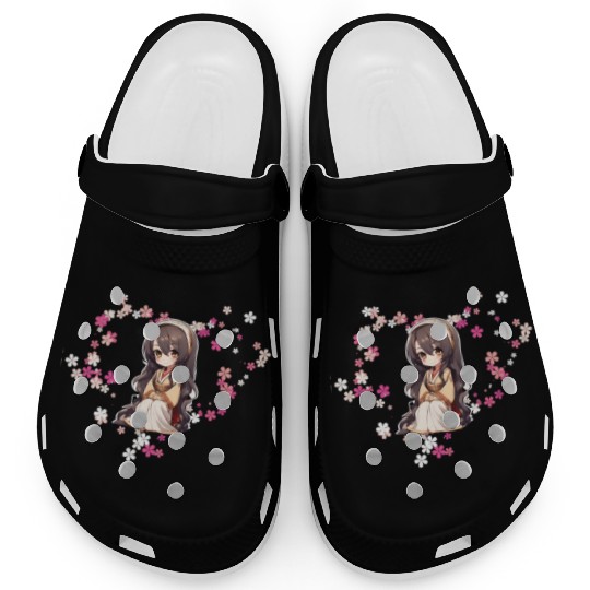 sweet kawaii girl Clogs