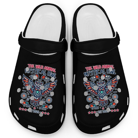 supernatural mystical owl Clogs