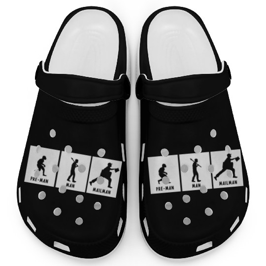 Humor Joke Hilarious about Postman Evolution Of Ma Clogs