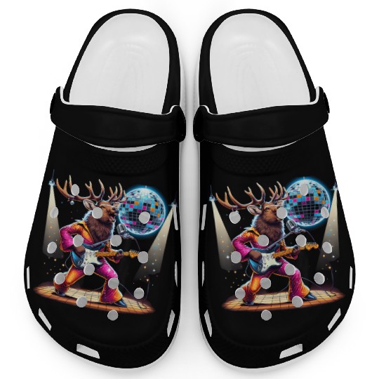 Disco Ball Guitar Elk Clogs