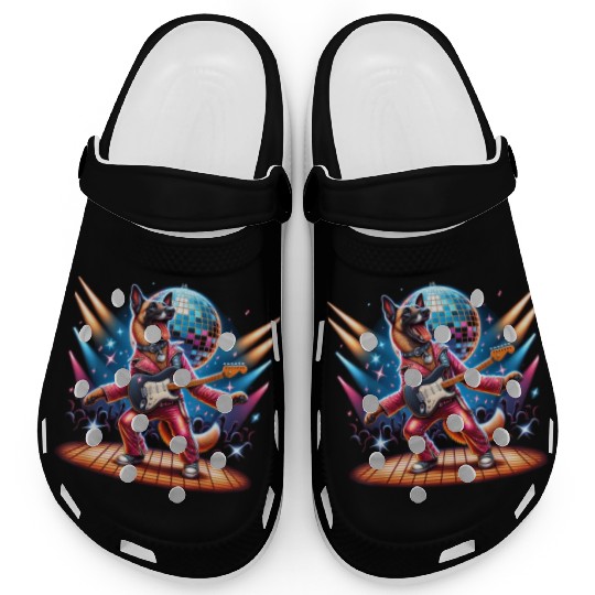 Disco Belgian Malinois dog Clogs