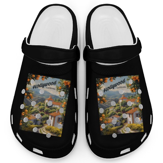 Old Hollywood California: Orange Groves Await Clogs