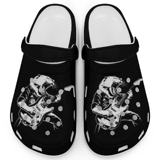 Rock and Roll Otter Guitar Clogs
