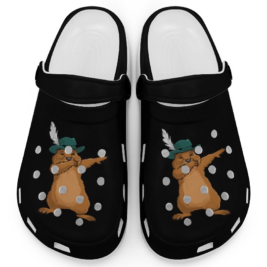 Groundhog Marmot for a Marmot lover groundhog fan Clogs