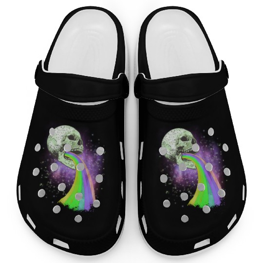 Goth Rock Satan Unicorn Festivals Death Metal Clogs