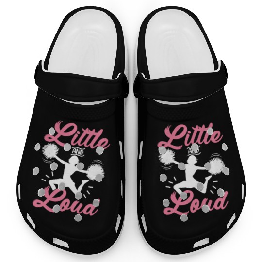 Funny Cheerleading Cheerleader Cheer Squad Little Clogs